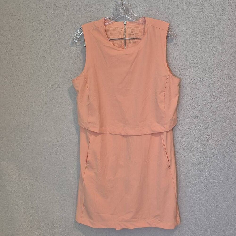 Nike Peach/Pale Pink Sleeveless Mini Dress